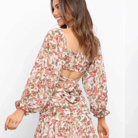 Petal & Pup Floral Two Piece Skirt Set - Adalicia Crop Top & Hasse Mini Skirt - Picture 6 of 11